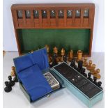 Staunton chess set,