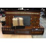 A Burroughs & Watts of London Snooker Scoreboard - Mahogany circa 1900 (One slide missing -