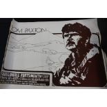 Tom Paxton 1970s Portsmouth poster and Lindisfarne 1971 poster,