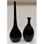 Two modern 20th Century studio vases