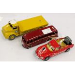 Three unboxed diecast Dinky models.