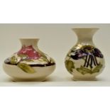 Two Moorcroft vases,