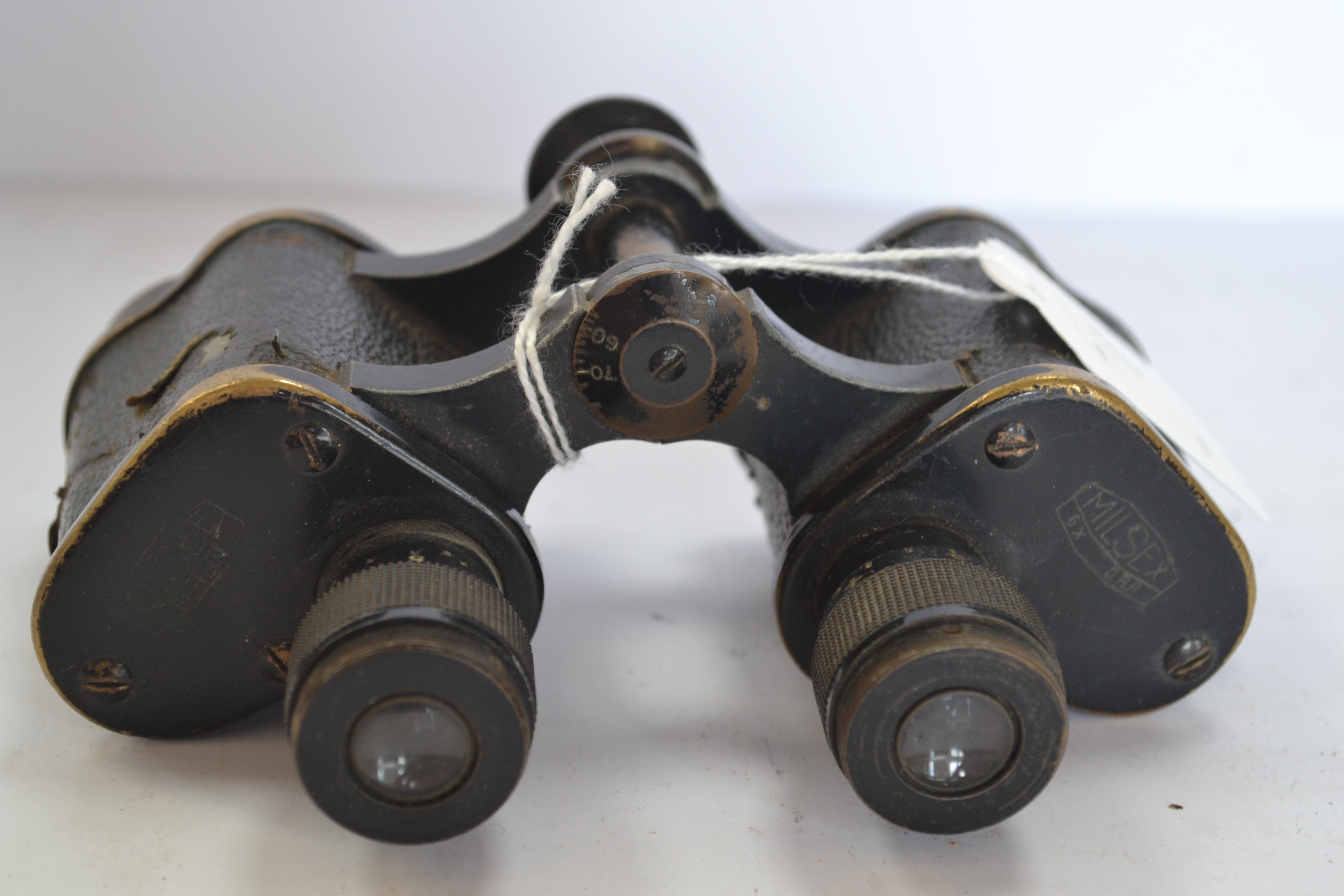 A small pair of pre war German DRP marked Binoculars. - Image 3 of 3