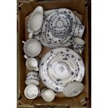 A Royal Doulton Yorktown part dinner set, including eight dinner plates, cups, saucers,