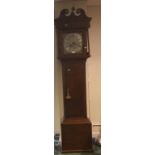 A George III oak 30 hour longcase clock, by Thomas Ramsbottom Newmillerdam.