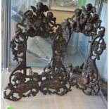 Pair of late 19th Century bronze picture frames,