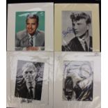 Lot of pop/60s autographs on pictures, most mounted, Dusty Springfield, Rosemary clooney,