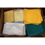 A box of linen and linens