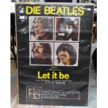 Beatles - 'Let it be' original German film poster