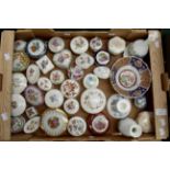 A collection of assorted pill and trinket boxes, by various factories,