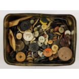 A tin of buttons