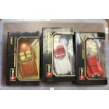 9 x 1:18 scale cars including Burago, Solido, Revell,