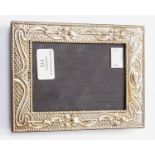 A Paul Vernon Fitchie Britannia silver photo frame, in the Art Nouveau style,
