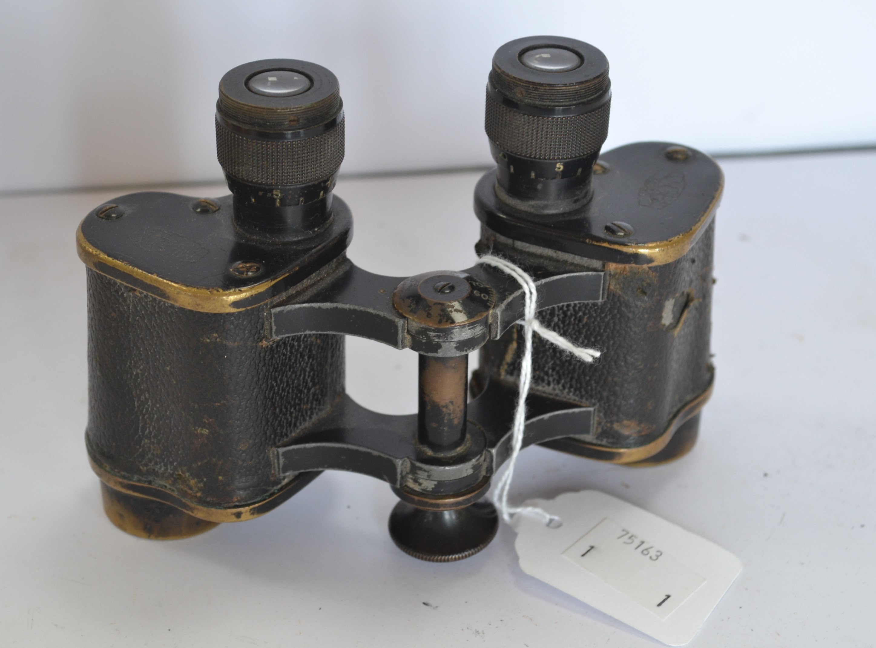 A small pair of pre war German DRP marked Binoculars.