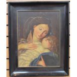 19th Century Continental School of Madonna and child,