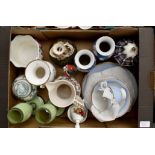 A selection of porcelain and ceramics, to include Doulton dinner service,