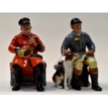 Two Royal Doulton figures comprising of The Huntsman HN2492 and Past Glory HN2484 (2) Condition: