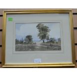 Six late 19th Century early 20th Century scenes, water colours,