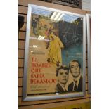 A James Stewart Kim Novak framed poster De Entre Los Muertos together with a James Stewart and