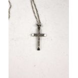 Silver Crucifix on chain