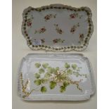 Two Limoges rectangular platters (2)