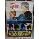 German film posters 'A Hard Days Night' original,