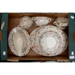 Copeland Spode Wicker Dale circa 1951, full dinner service,