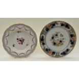 A Derby soup plate, circa 1780 (repaired),