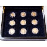 Royal Mint 2006 Eightieth Birthday commemorative silver crowns,