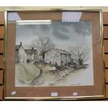 A Yorkshire cottage scene signed Jacquie Denby