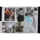 Big Band Artist autograph on photos/sheet music etc Sia lawrence, Franki Avalon, Len Barrt,