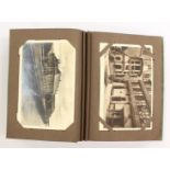 Small early 20th Century post card album with German views