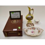 Royal Crown Derby Kedleston vase, boxed,