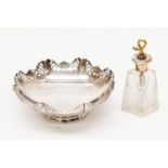 A George VI silver bonbon basket, maker; Viners,