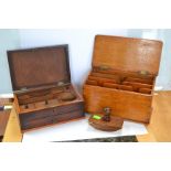 Early 19th Century writing box, mahogany,