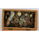 A collection of assorted coins (one small box)