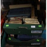 Two boxes of early 20th Century books including children's and Louis Wain album 1913