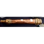 Fire Brigade Copper and Brass Fire Hose Nozzle. 46cm in length.