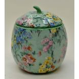 A Shelley Melody pattern (6088) preserve pot and cover