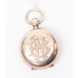 A silver Sovereign case, monogrammed to the front, date to reverse,