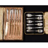 Six George VI silver coffee spoons Sheffield,
