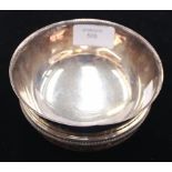 A George VI silver and oak bowl, Sheffield 1943, makers mark for Thomas Bradbury & Sons,