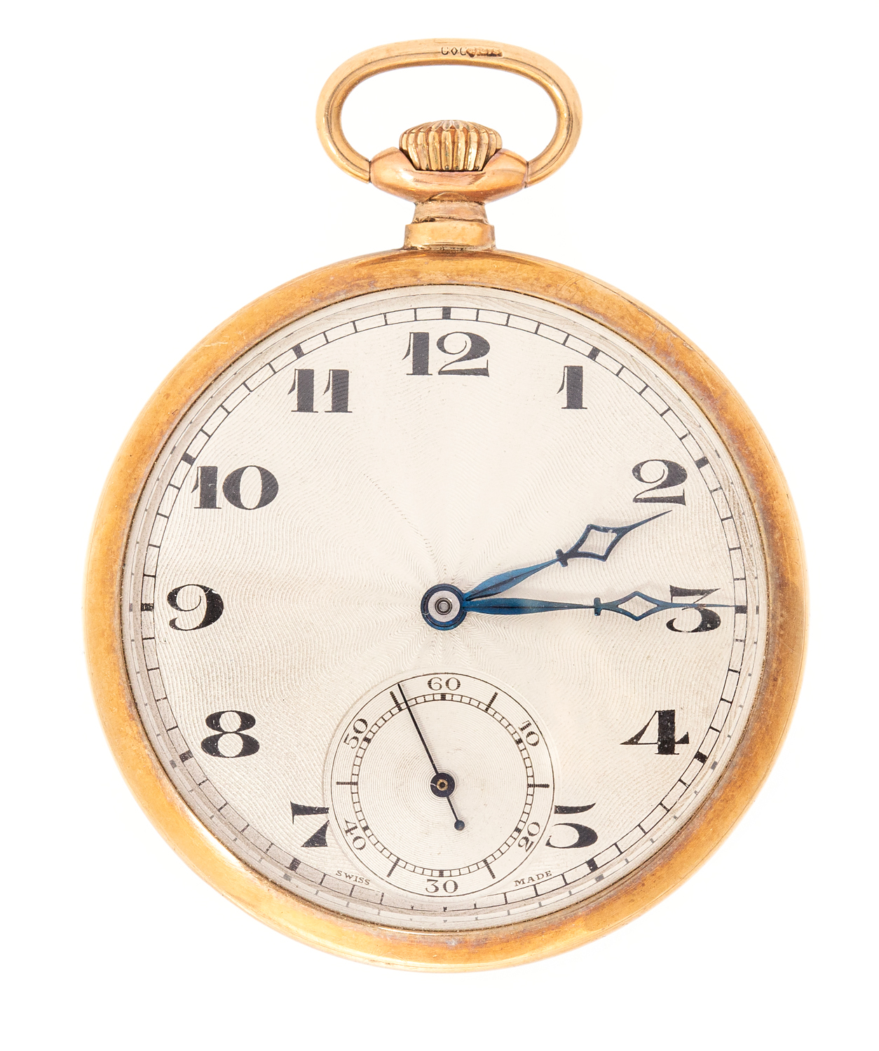 An Art Deco 9ct gold vest pocket watch,