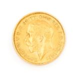A 1912 half gold sovereign