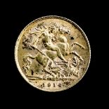 A George V 22ct gold Half Sovereign,