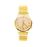 Bulova, a circa 1970's gent's gold plated Bulova Accutron wristwatch,