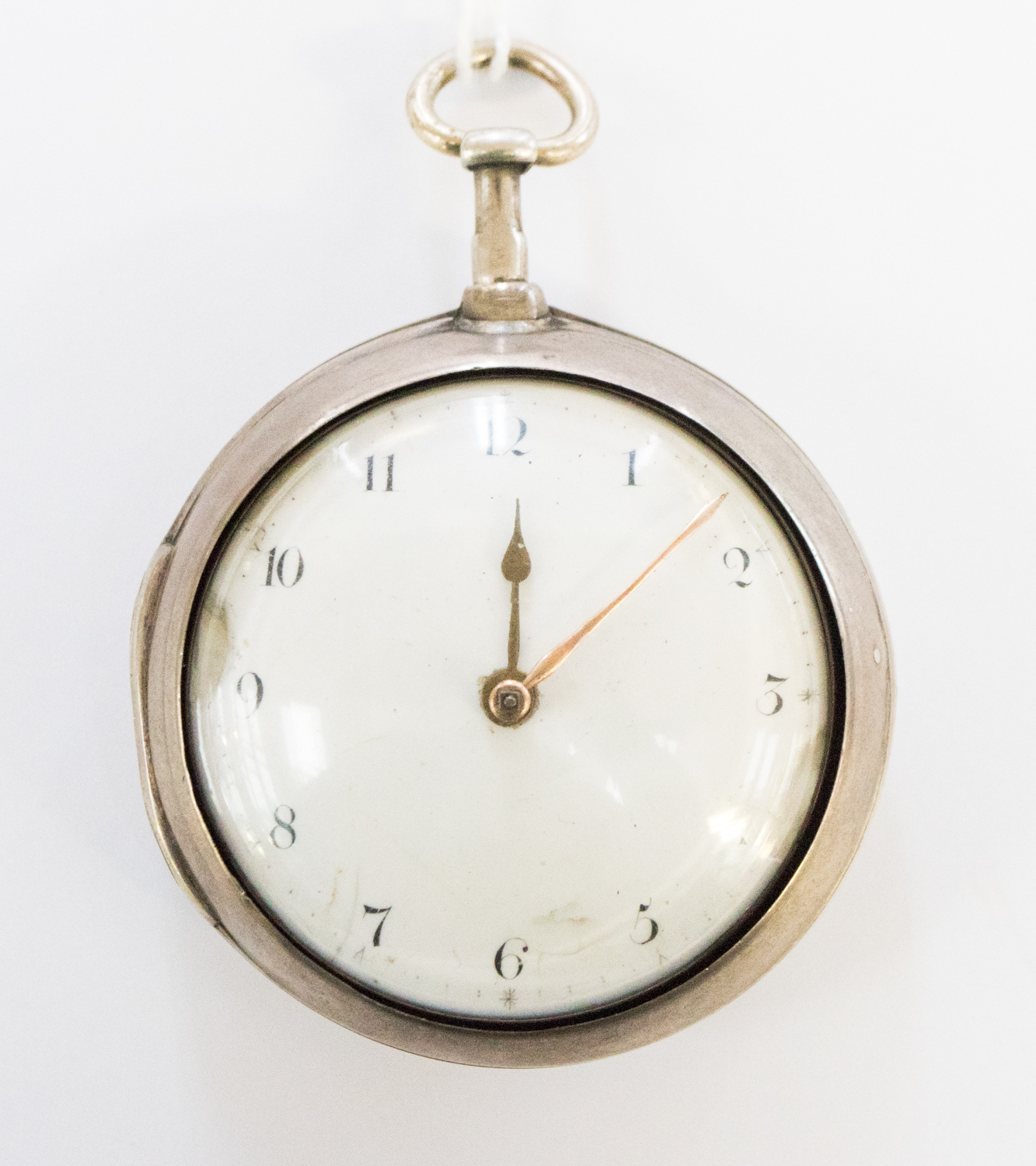 A George III silver pocket watch, London 1797, makers marks for Nicholas Thomas Wood,