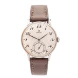 Omega, a circa 1940's gentleman's steel Omega wristwatch,