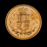 An Elizabeth II 22ct gold Sovereign, 2002, bearing the Shield of Arms,