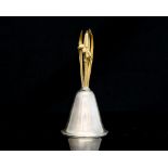 Christopher Lawrence, a modernist silver and silver gilt bell,